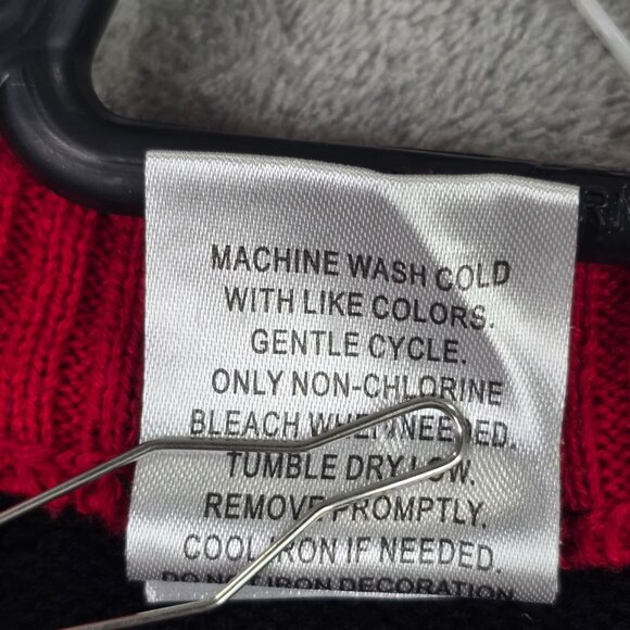 Mens Star Wars Darth Vader Black Ugly Christmas Sweater Black & Red Size XL - Picture 8 of 8